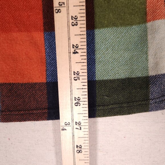 Celeste Multi Pattern Hoodie Womens Medium Check Striped Drawstring USA FLAW - Picture 6 of 16